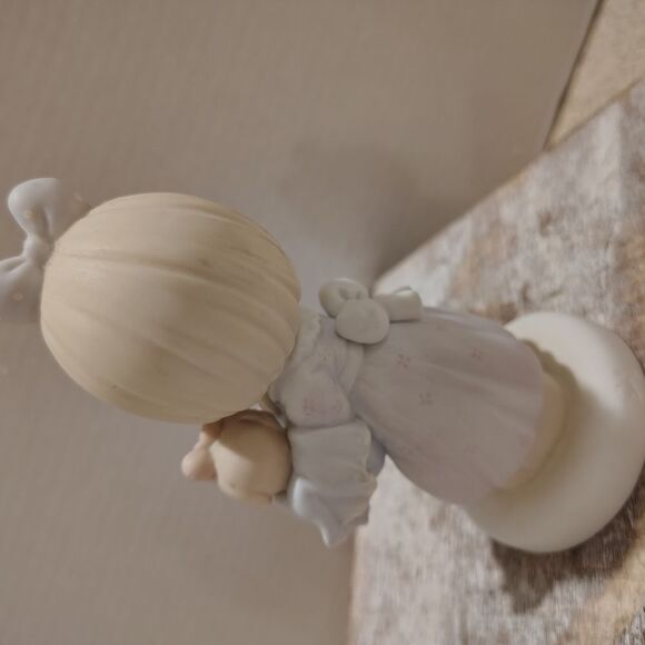 Precious Moments Girl Figurine with Puppy - Picture 3 of 4